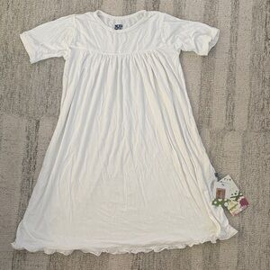 Kickee Pants basic classic short sleeve swing dress size 10